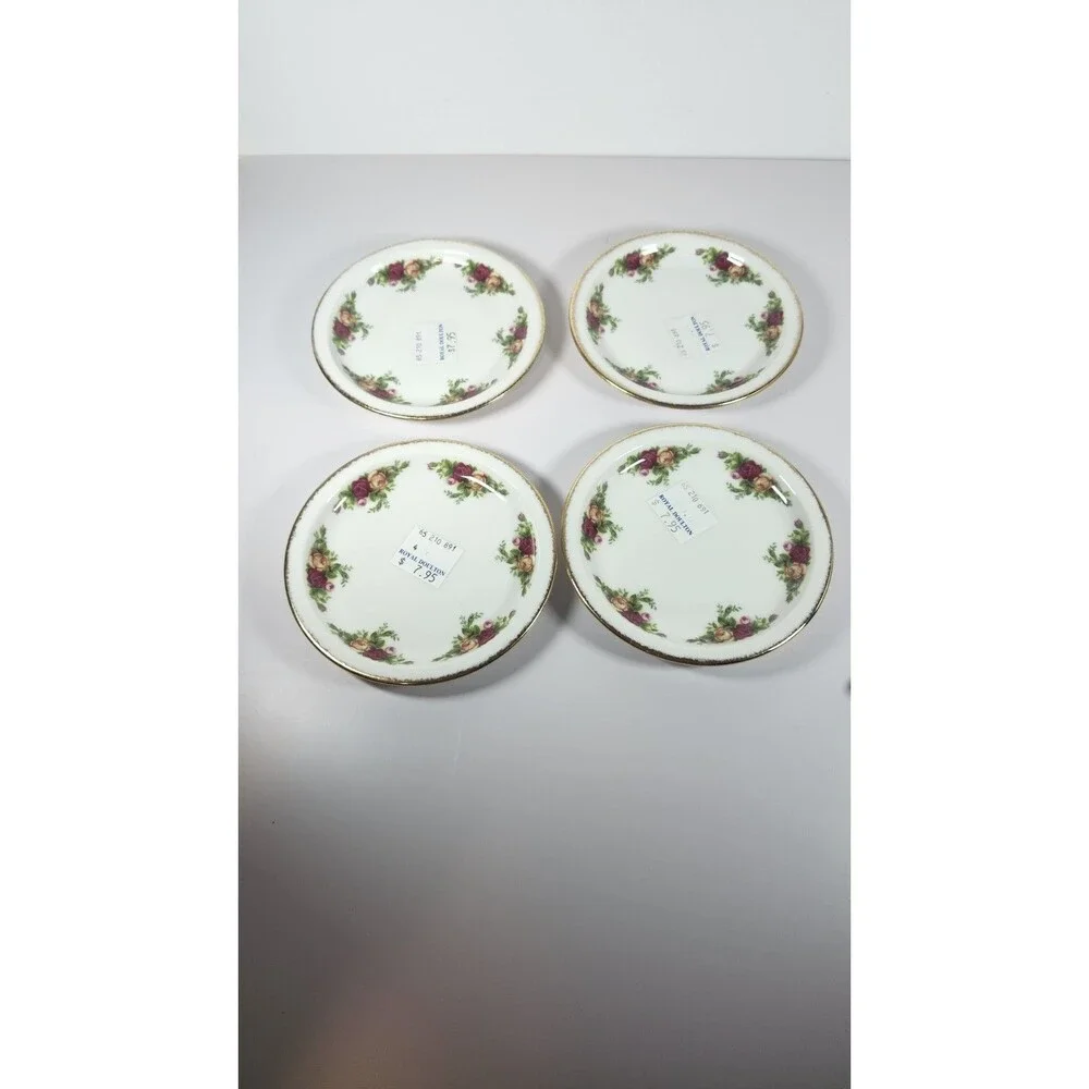 Set Of 4 Royal Albert Old Country Roses 5 1/2